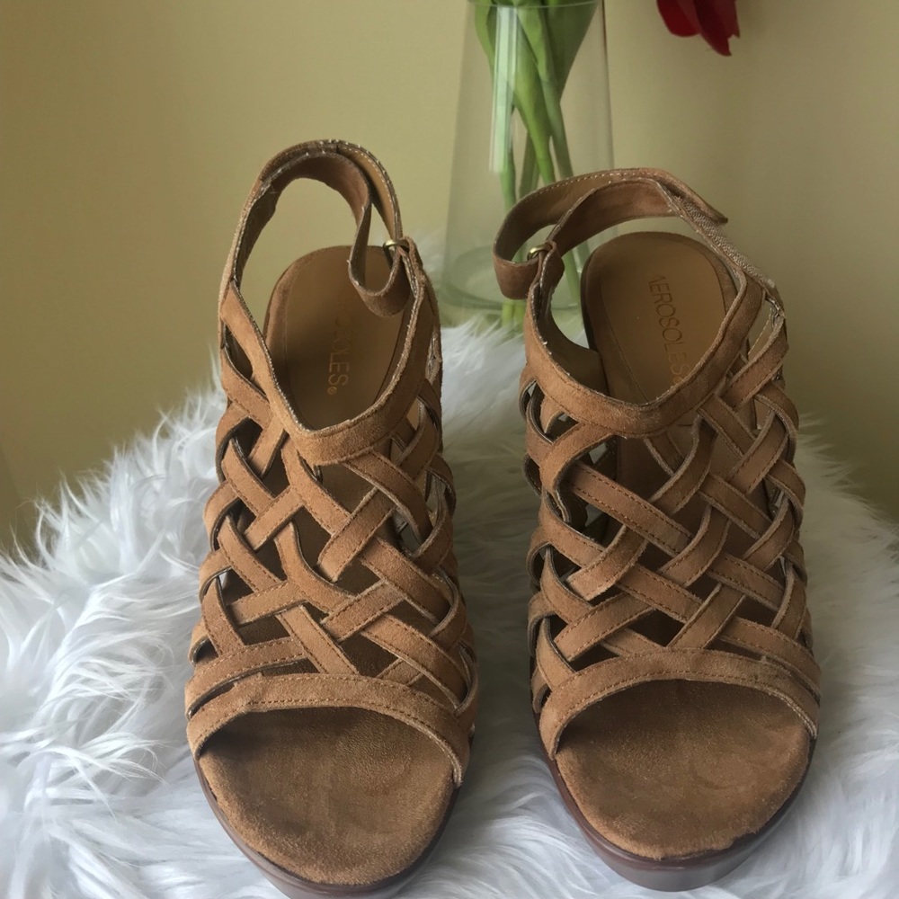 ❤️HOST PICK!!!❤️  Aerosoles platform sandals 8.5 - Picture 8 of 8